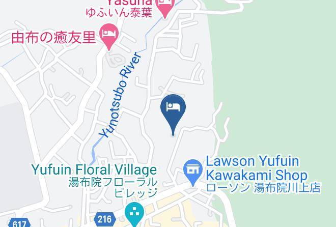 Yufu City - Yufuin Hotel Jiyukan Maps