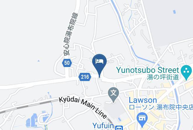 Yufu City - Yufuin Lamp No Yado Maps