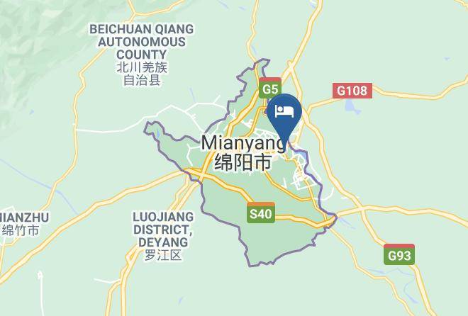 Mianyang - Yuhong Hotel Maps
