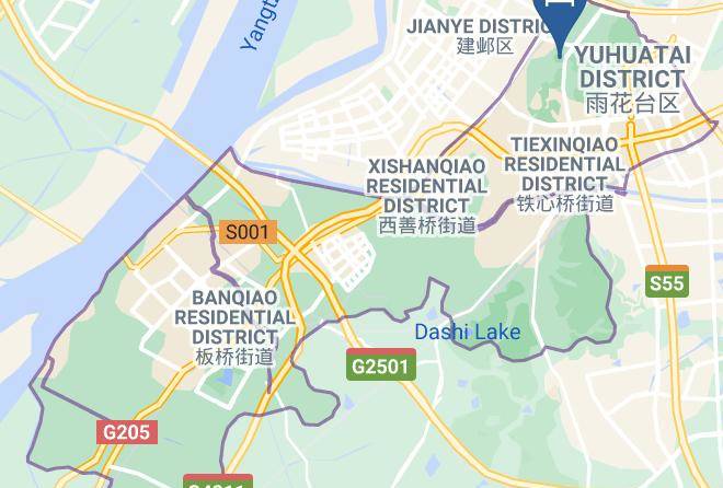 Nanjing - Yuhong Hotel Maps
