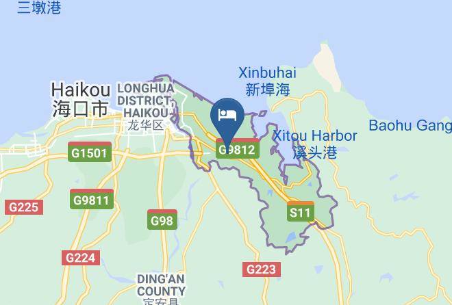 Haikou - Yuhuayuan Design Hotel Maps