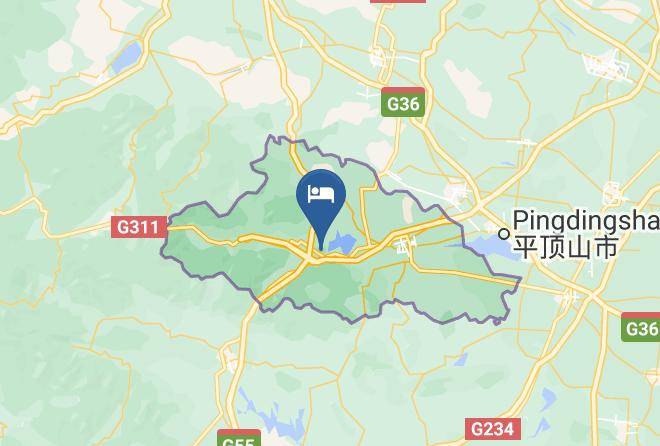 Pingdingshan - Yujing Hot Spring Resort Maps
