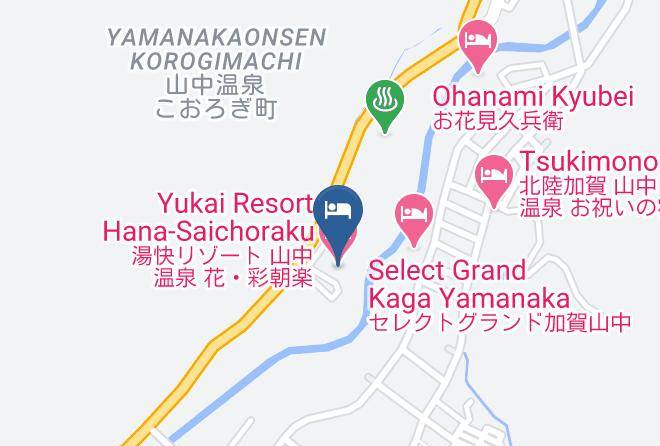 Kaga City - Yukai Resort Hana Saichoraku Maps