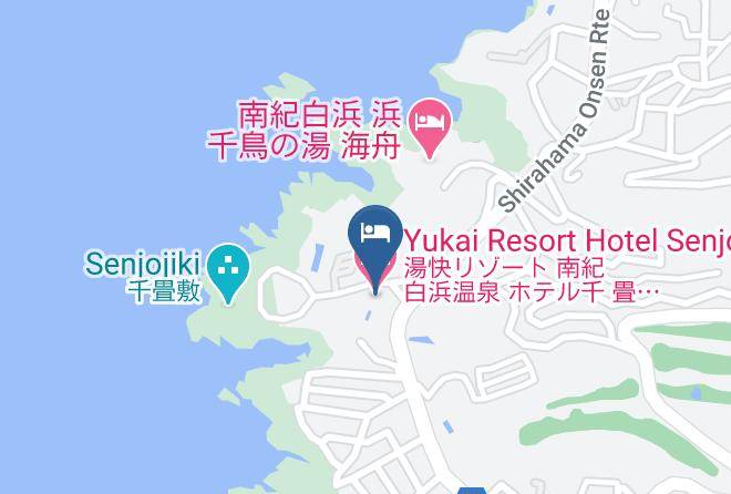 Shirahama Townnishimuro District - Yukai Resort Hotel Senjo Maps