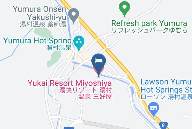 Yukai Resort Miyoshiya Map - Hyogo Pref - Shin Onsen Townmikata District