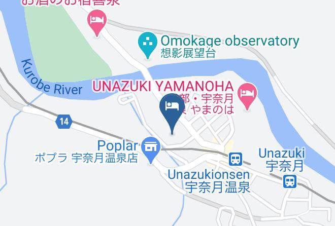 Yukai Resort Unazuki Grand Hotel Map