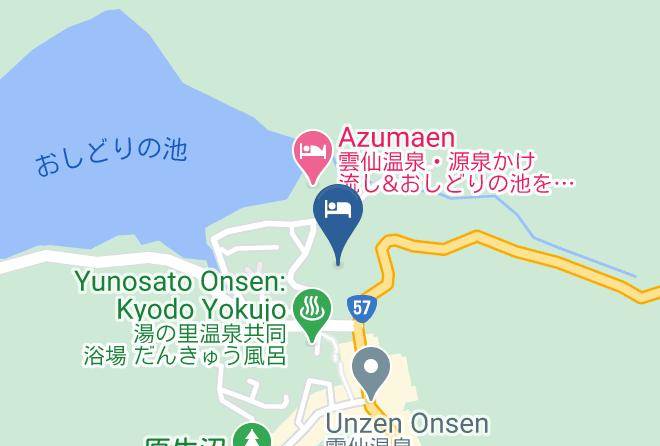 Unzen City - Yukai Resort Unzen Toyokan Maps
