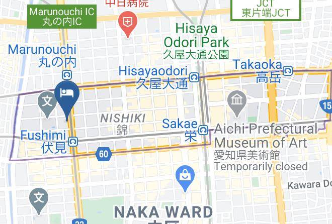 Yuki Hotel Map - Aichi Pref - Nagoya City Naka Ward