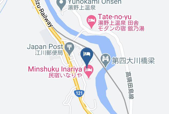 Shimogo Townminamiaizu District - Yuki No Sato Shisen Maps