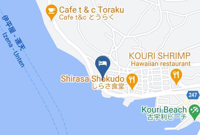 Nakijin Vil Kunigami District - Yuki Suite Kourijima Maps