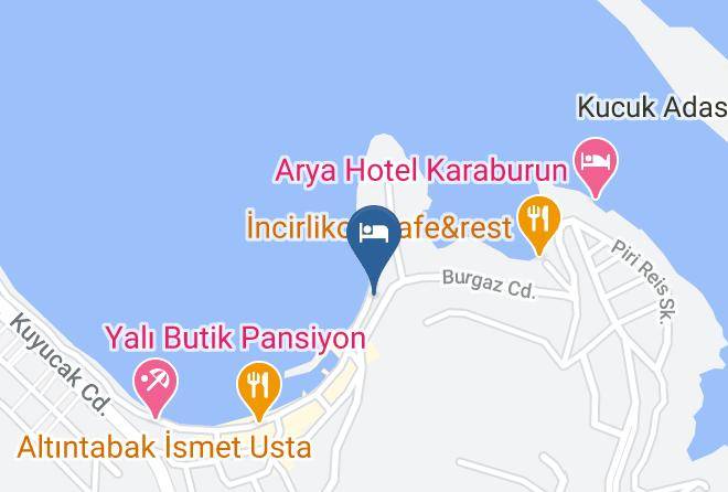 Karaburun - Yuksek Pansiyon Maps