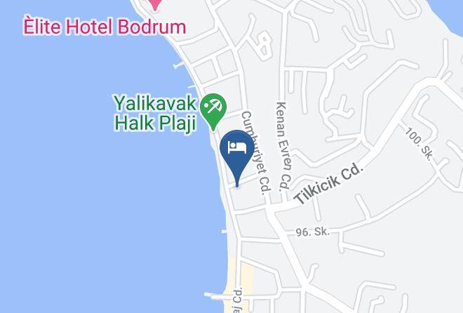 Bodrum - Yuksel Butik Hotel Maps
