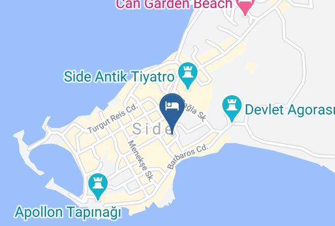Manavgat - Yukser Pansiyon Maps