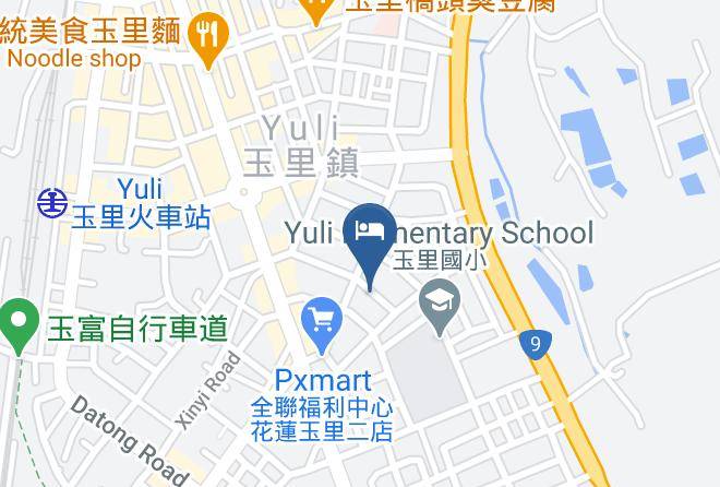 Yuli Haokeju B&b Mapa - Taiwan - Hualiennty