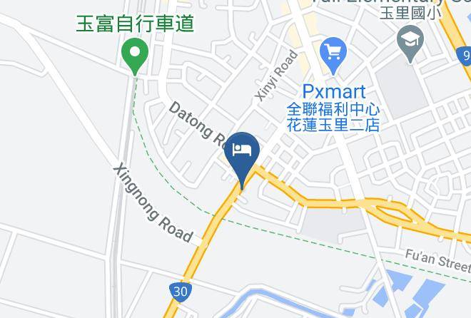 Yuli Rainbow Bridge Bed & Breakfast Mapa - Taiwan - Hualiennty