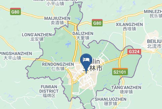Yulin - Yulin King's Boutique Hotel Maps