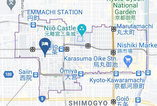 Kyoto City Nakagyo Ward - Yumeji Kyomachi Maps