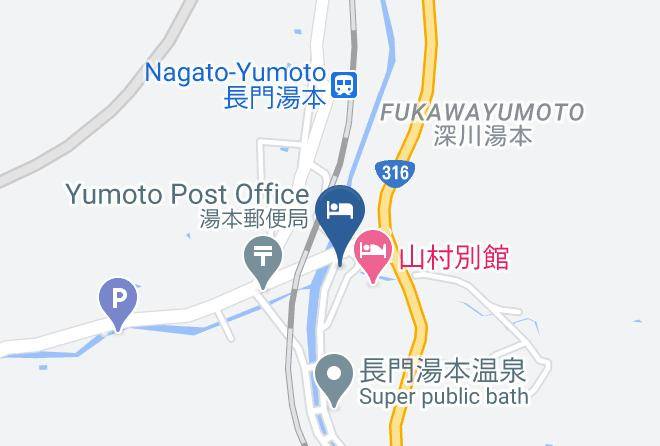 Nagato City - Yumoto Onsen Hotel Chinsui Maps