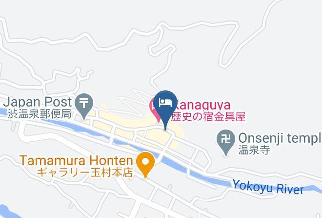 Yamanouchi Townshimotakai District - Yumoto Ryokan Maps