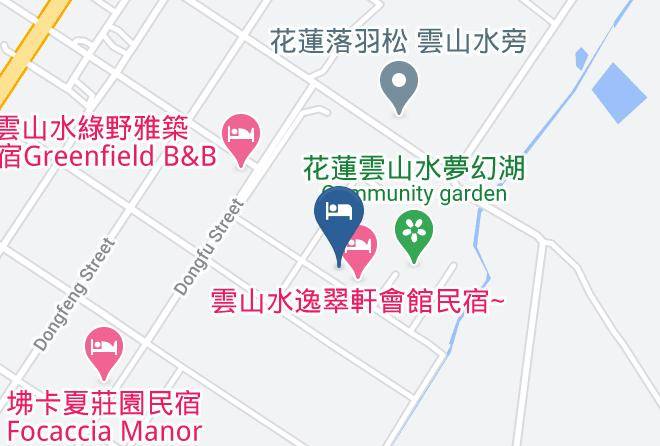 Yun Shan Shui Villa Home Mapa - Taiwan - Hualiennty