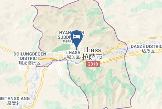 Lhasa - Yunda Hotel Maps