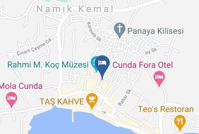 Ayvalik - Yundantik Cunda Konaklari Maps