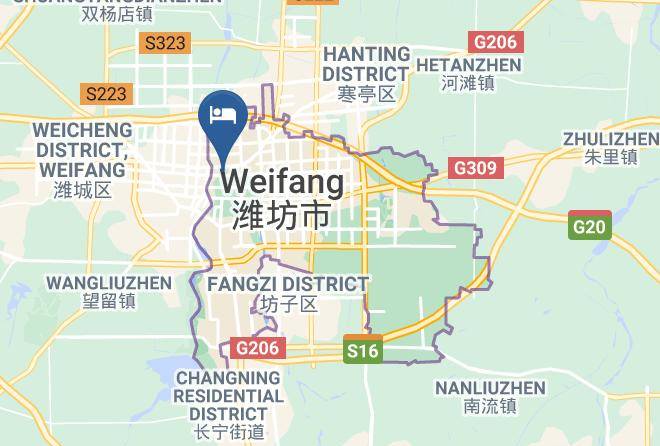 Weifang - Yunding Commercial Hotel Maps