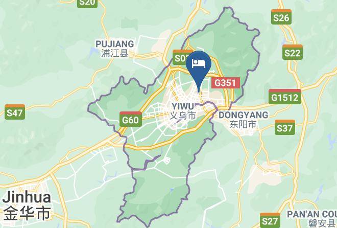 Jinhua - Yunding Hotel Maps