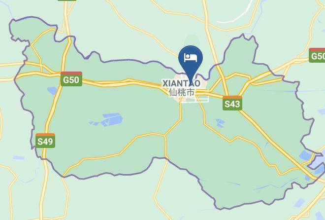 Xiantao - Yunding Hotel Maps