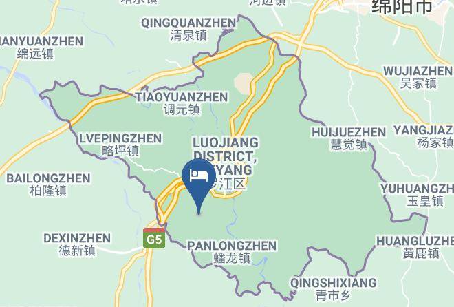 Deyang - Yunduoshanjuminsu Luojiang Maps