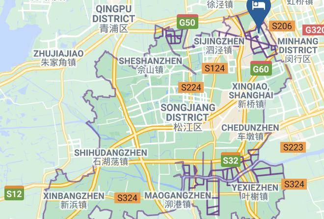 Songjiang District - Yunhe Yepo Hotel Zhuqiao Branch Maps