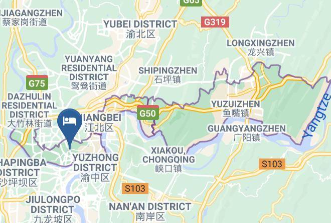 Jiangbei District - Yunjian Hotel Maps