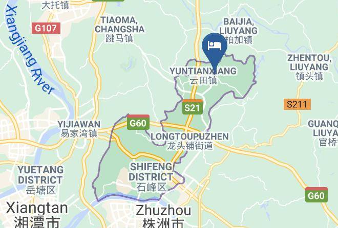 Zhuzhou - Yunlong Yungu Hotel Maps