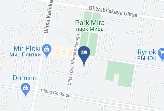 Blagoveshchensk - Yunost' Gostinitsa Maps