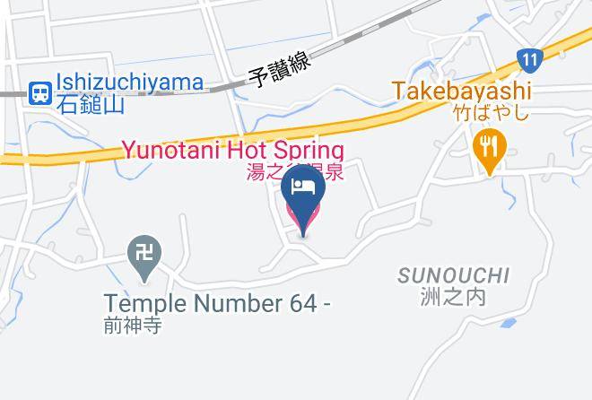 Saijo City - Yunotani Hot Spring Maps