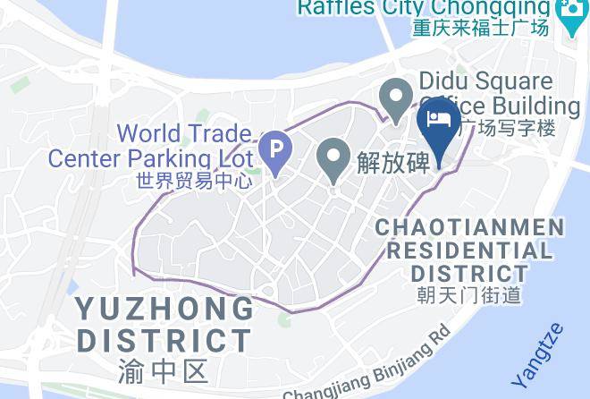 Yuzhong District - Yunqi River View Zhihui Hotel Maps