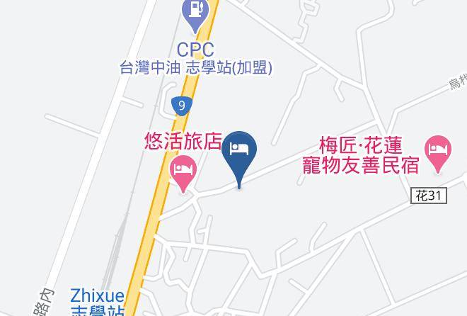 Yunshanhai Mapa - Taiwan - Hualiennty