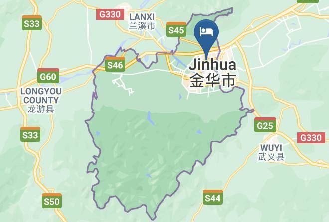 Jinhua - Yunsheng Hotel Maps