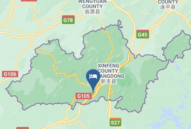 Yuntianhai Hot Spring Virgin Forest Resort Map