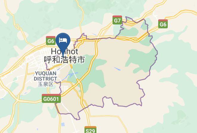 Hohhot - Yunyin Hotel Hohhot Maps