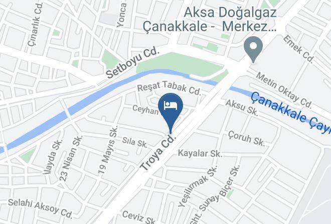 Canakkale Barbaros - Yurdakul Hotel Maps