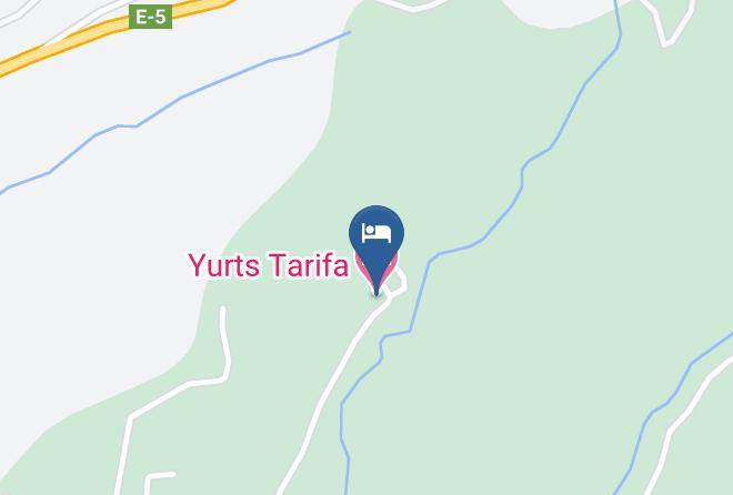 Yurts Tarifa Carta Geografica - Andalusia - Cadiz