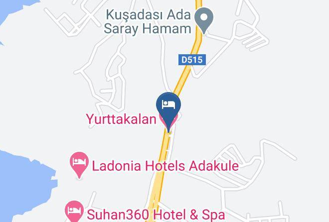 Kusadasi - Yurttakalan Hotel Maps