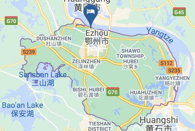 Ezhou - Yutaishan Wenzhou Hotel Maps