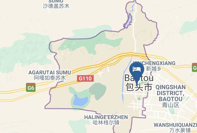 Baotou - Yuting Express Hotel Maps