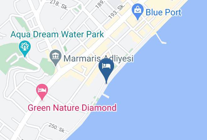 Marmaris - Yuvam Otel Maps