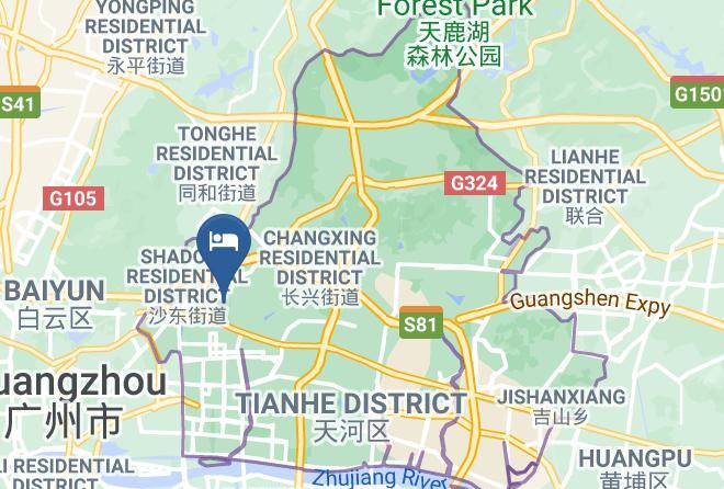 Guangzhou - Yuwa Hotel Maps
