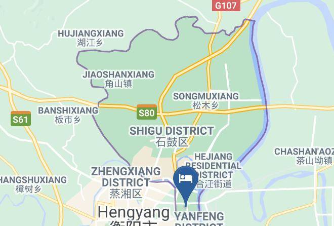 Hengyang - Yuxin Holiday Hotel Maps