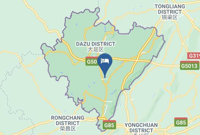 Dazu District - Yuyan No 8 Express Hotel Maps