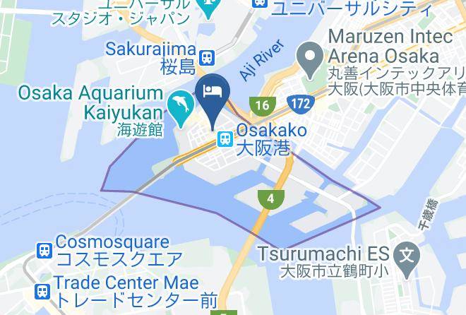 Osaka City Minato Ward - Yuyu Ukiyo Hotel Maps